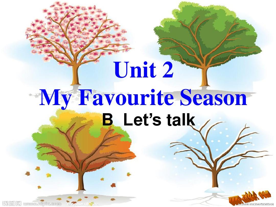 PEP五年级下册unit2_My_favourite_season_B_let's_talk