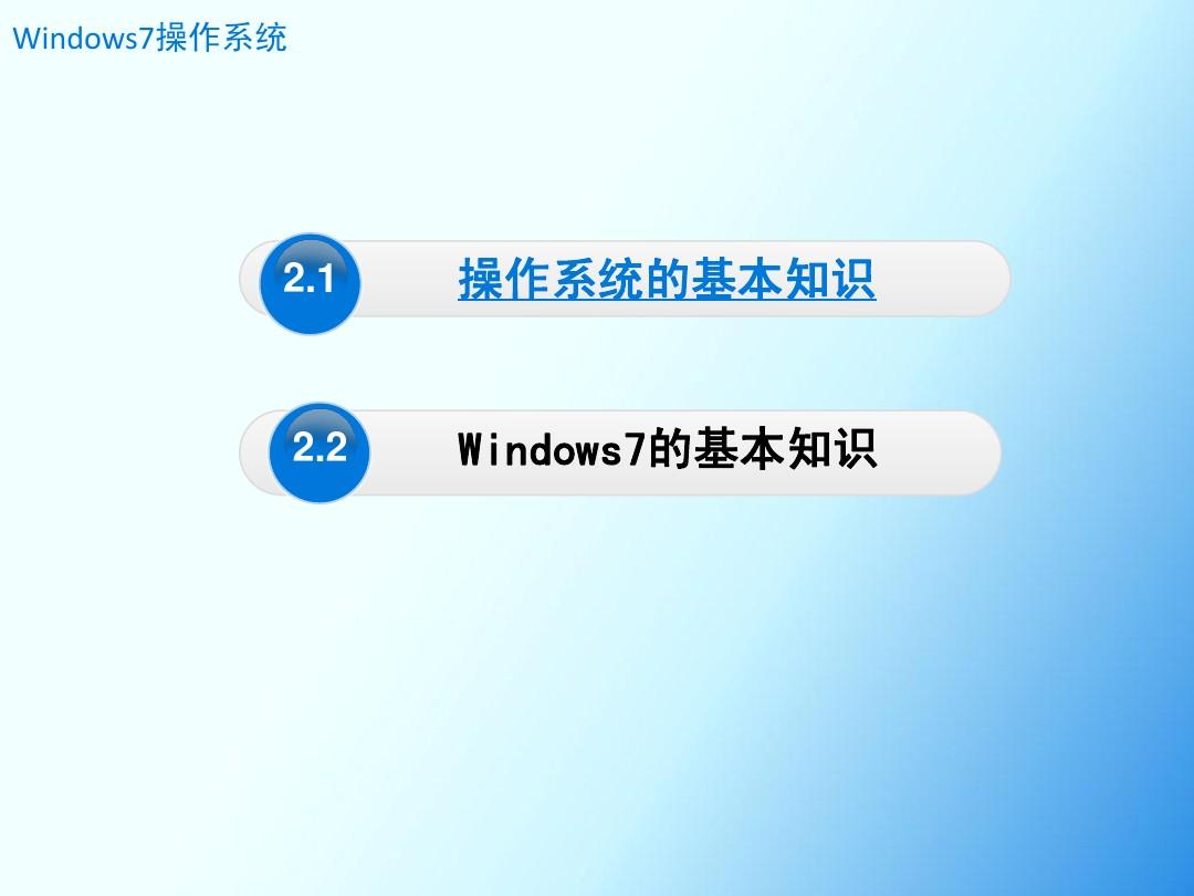 Windows7操作系统