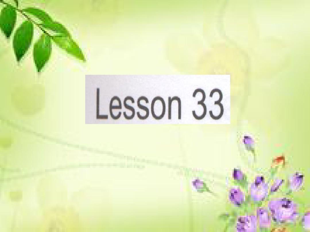 (完整PPT)看听学第一册课件33-34