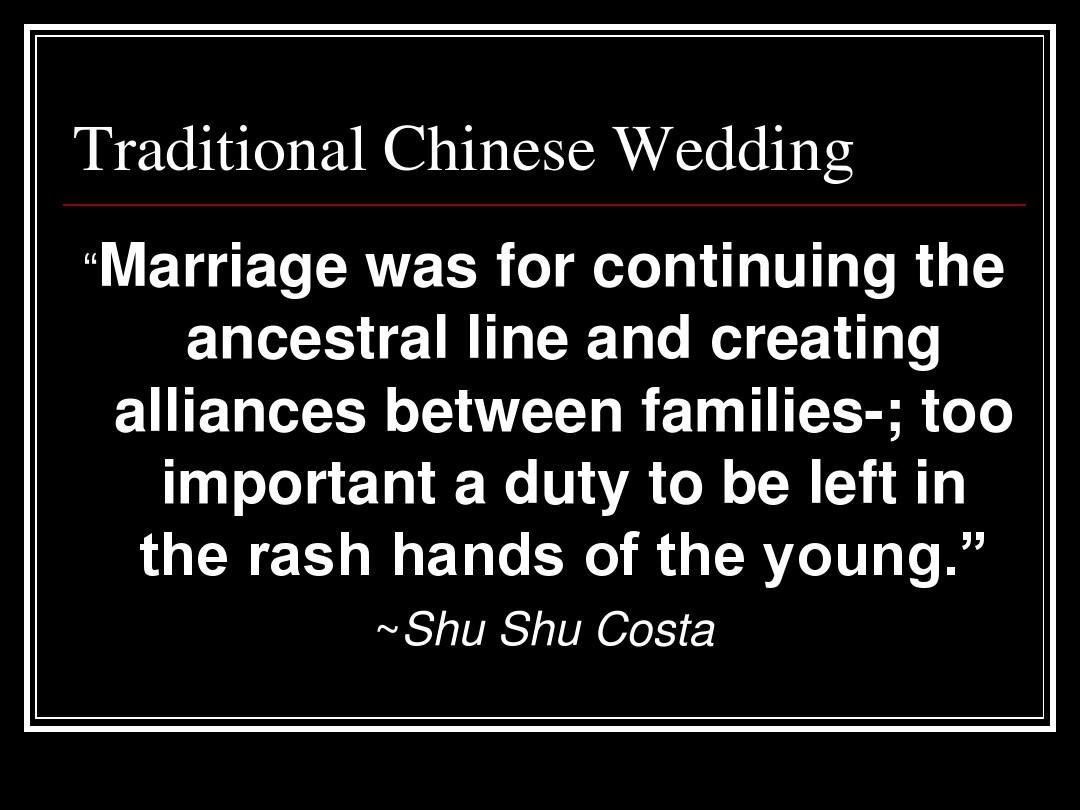 英文介绍中国传统婚礼Traditional+Chinese+Wedding (2)