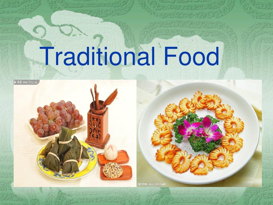 英语介绍各国传统美食
