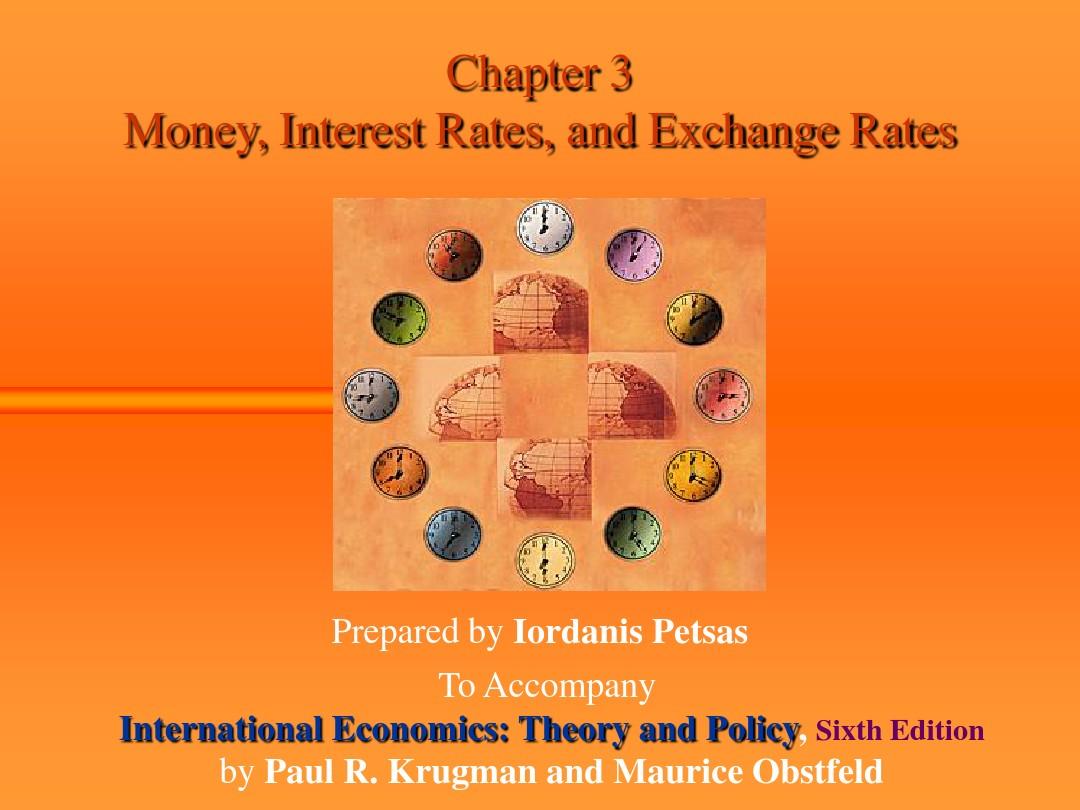 国际金融第3章.Money