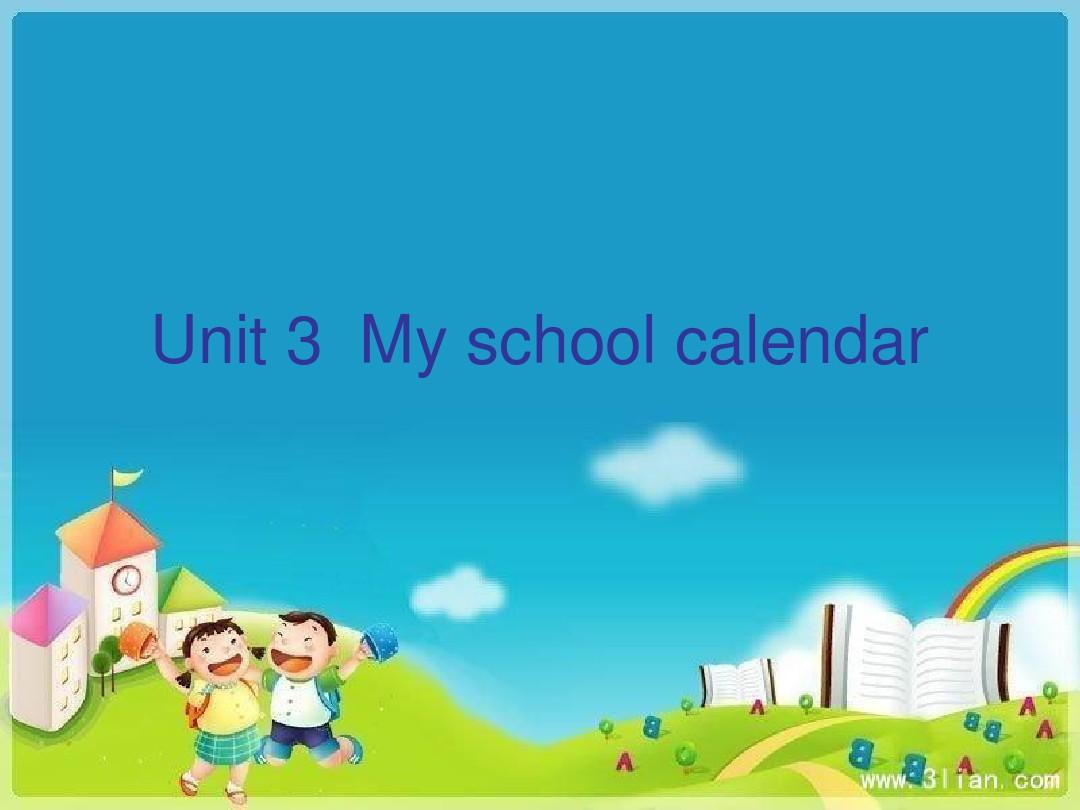 最新pep人教版五年级英语下册unit 3 My school calendar B let's talk课件