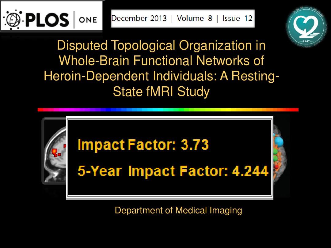 Disputed Brain Functional Networks of Heroin Dependent Individuals A Resting State fMRI Study