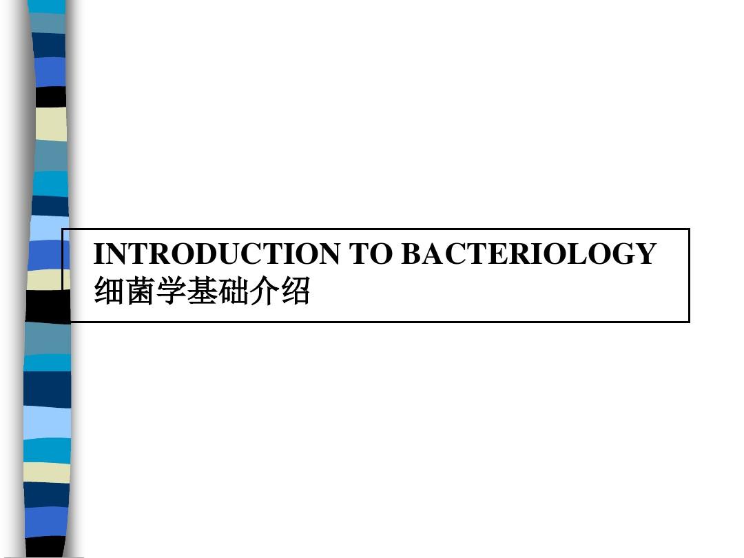 常见细菌分类..
