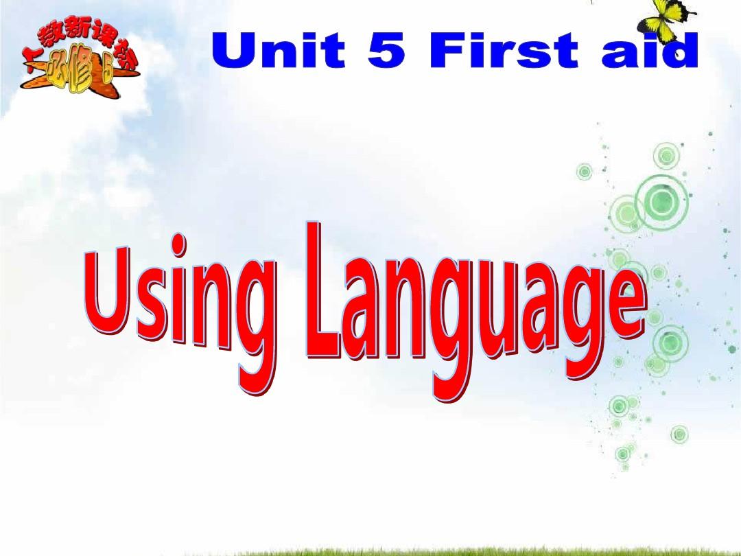 高中英语必修五：unit5+Using+language+课件