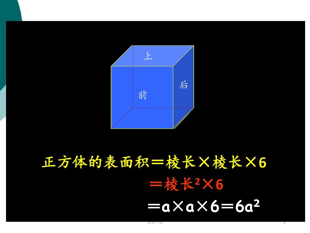 长方体的表面积计算公式66231