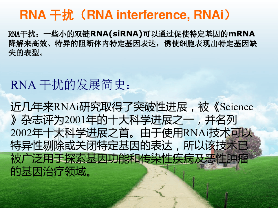 RNA干扰技术