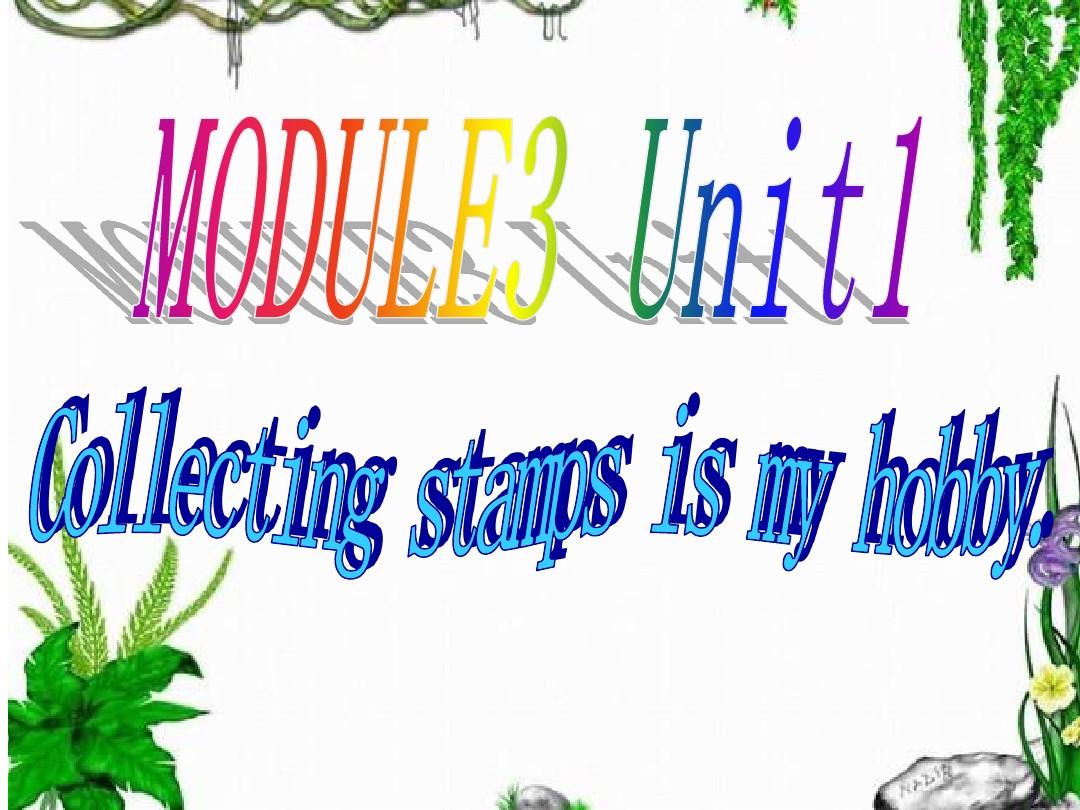 外研版六年级上册module3 Unit1 collecting_stamps_is_my_hobby
