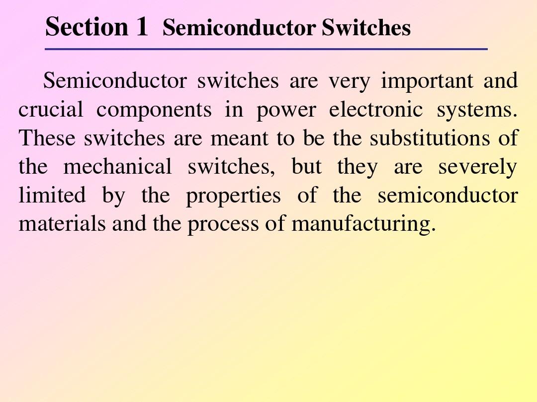 电气工程及其自动化专业英语第三章section_3-1