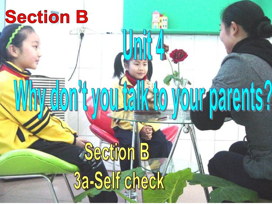 八年级下Unit4 Section B课件6 (3a-Selfcheck)