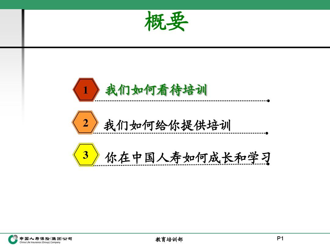 中国人寿培训体系介绍解析