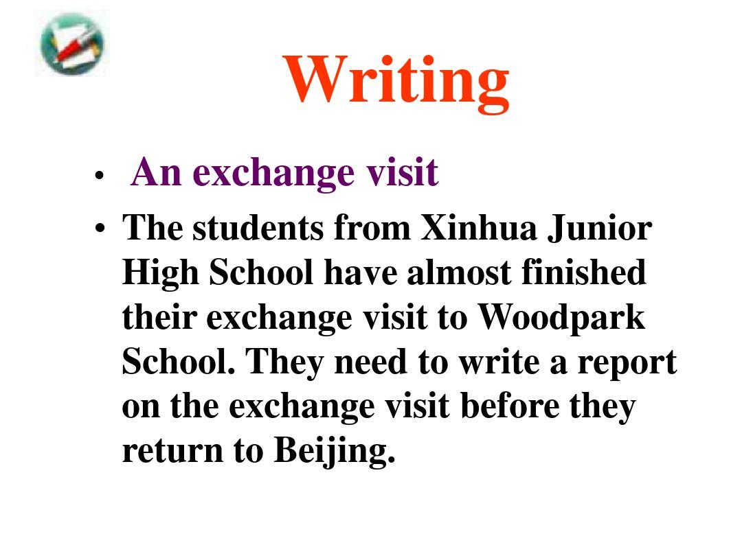 牛津深圳八年级英语上册课件：unit 5 Writing