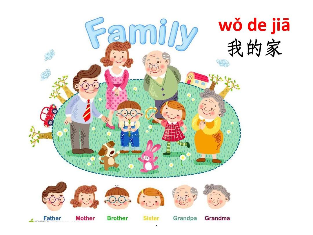 对外汉语教学之我的家庭成员词汇ppt课件