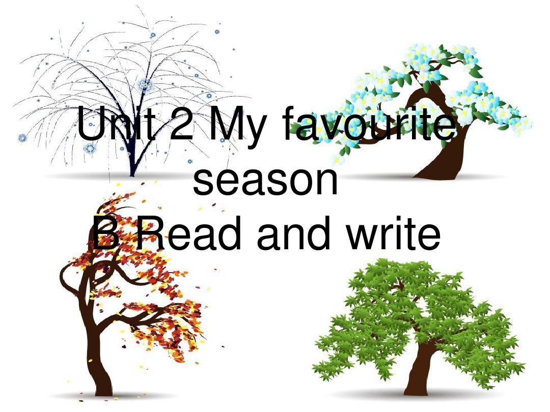 新版人教版小学英语五年级下册Unit2 第6课时 B Read and write