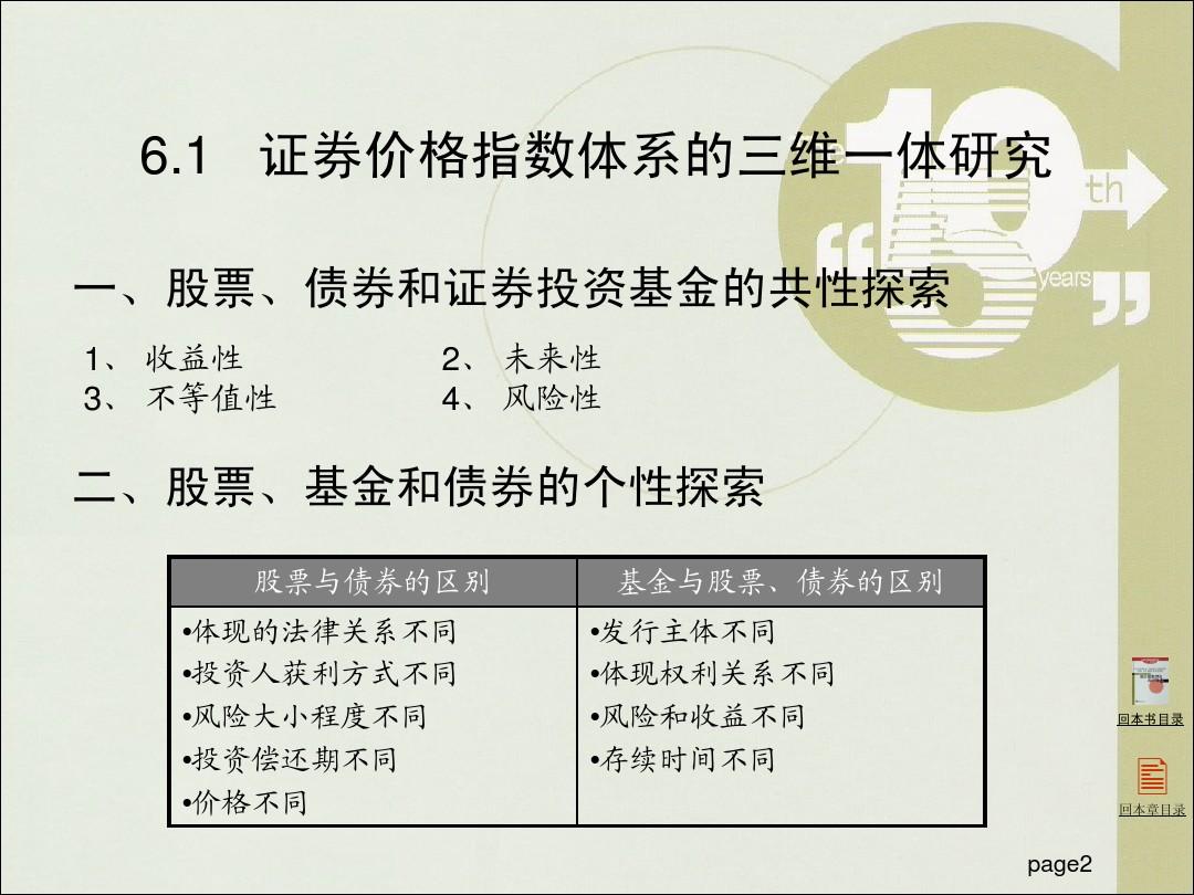 第六章 证券市场价格指数(统计指数理论及其应用-上海财经大学 徐国祥 )