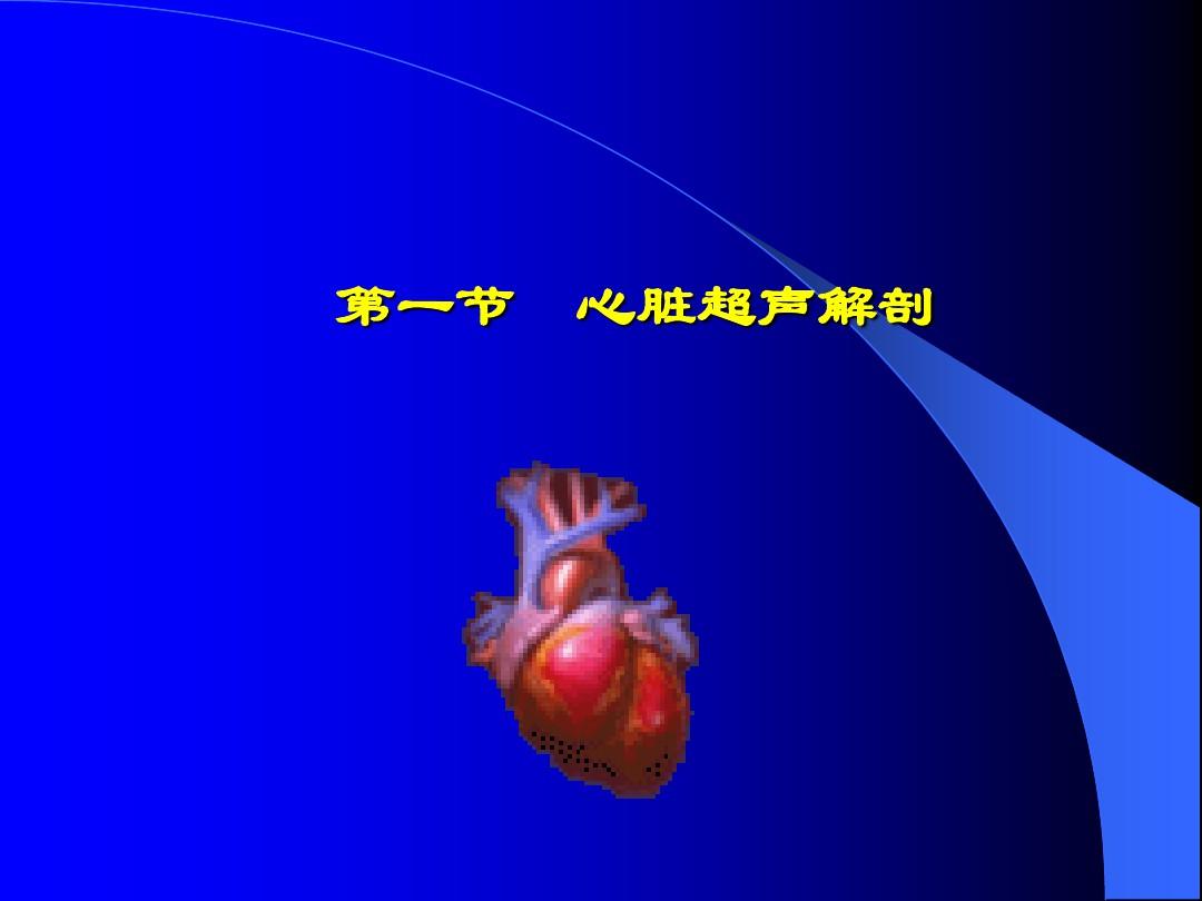 心脏超声总论(12级医学系)