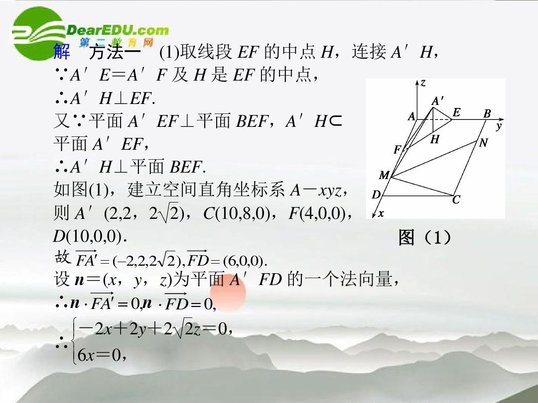 江苏专用2011高考数学二轮复习专题四第3讲立体几何中的向(精)