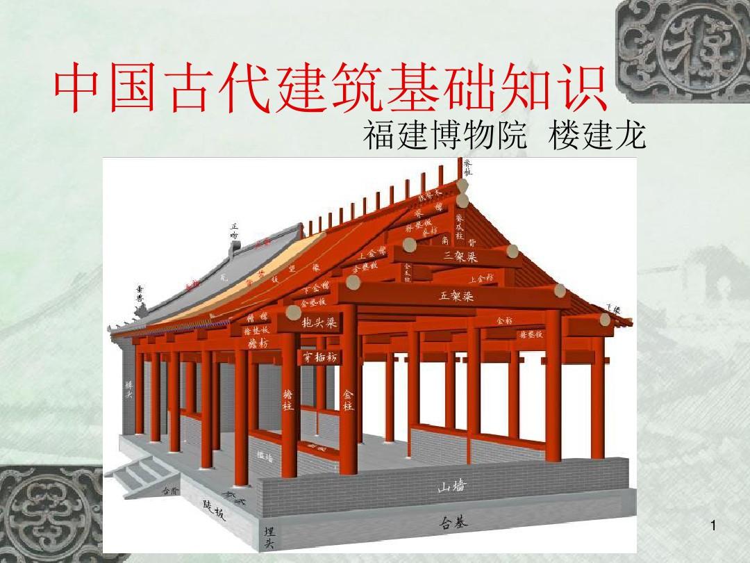中国古代建筑介绍ppt课件