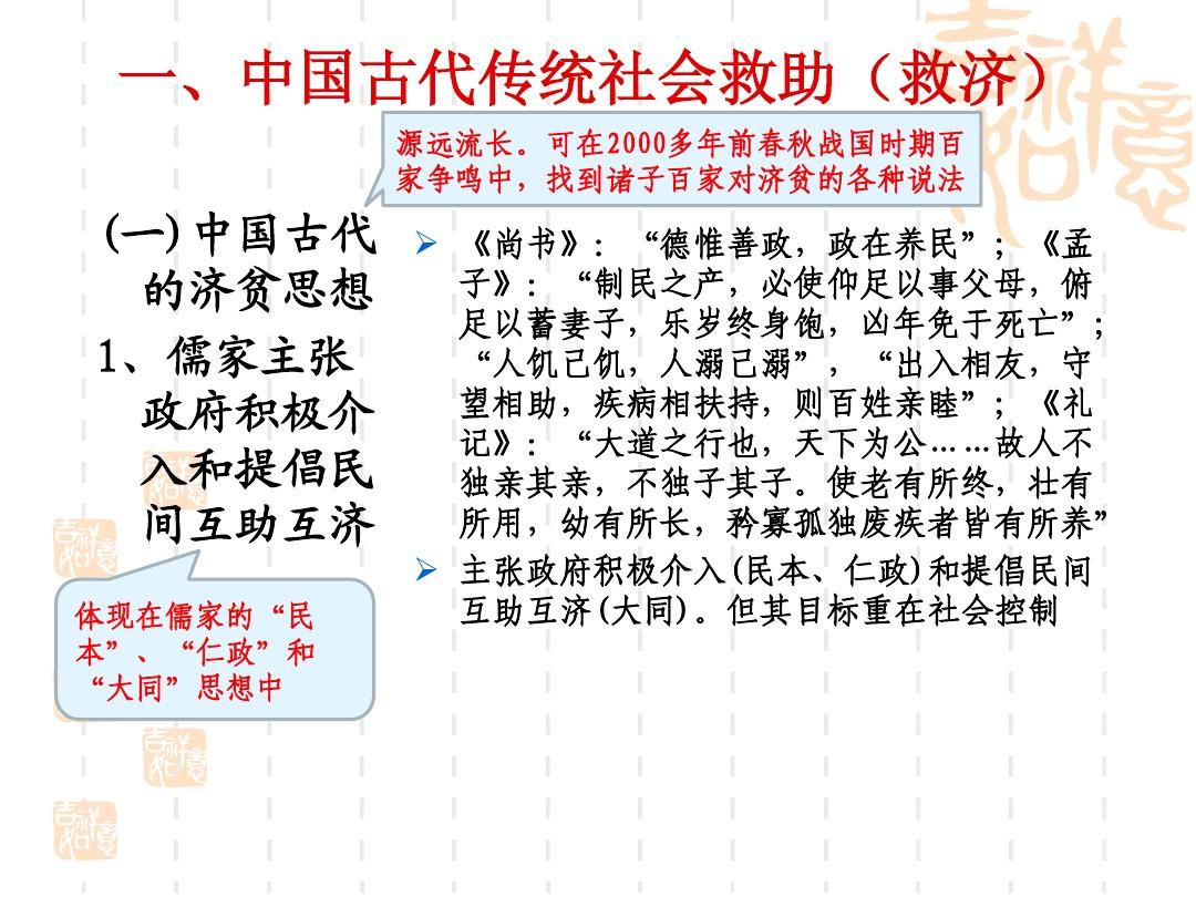 中国社会救助制度概述
