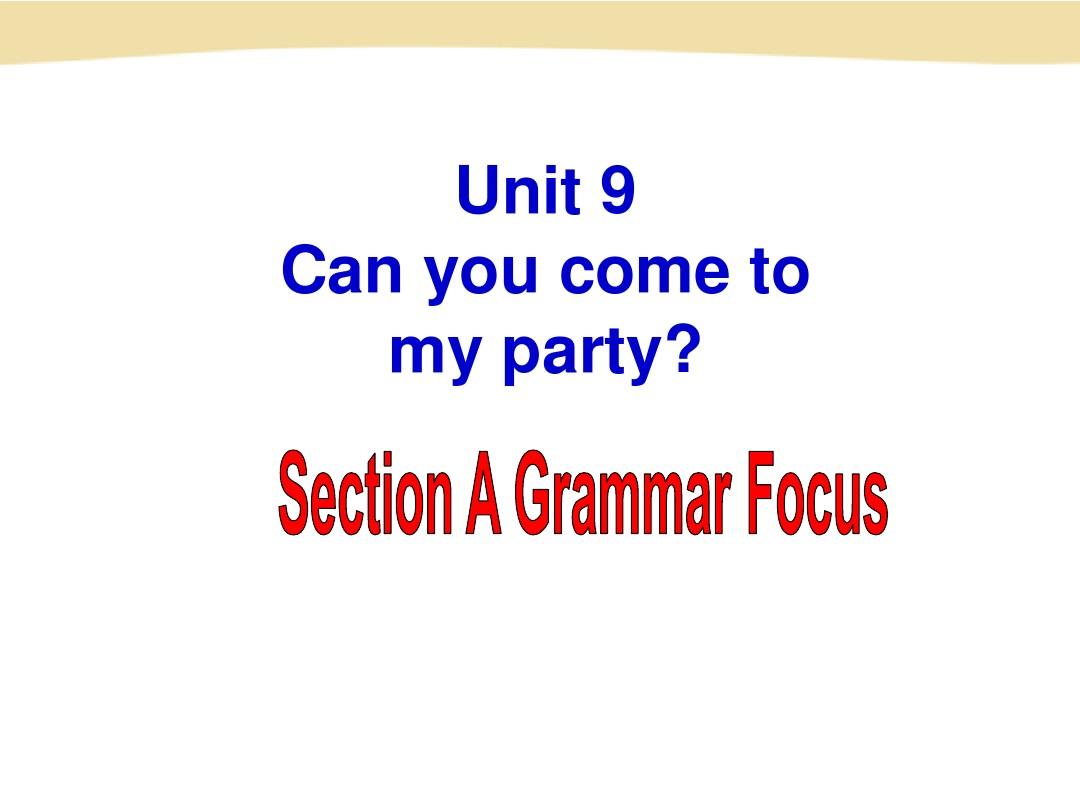 2014新目标八年级英语上unit 9 Section A-2 (1)