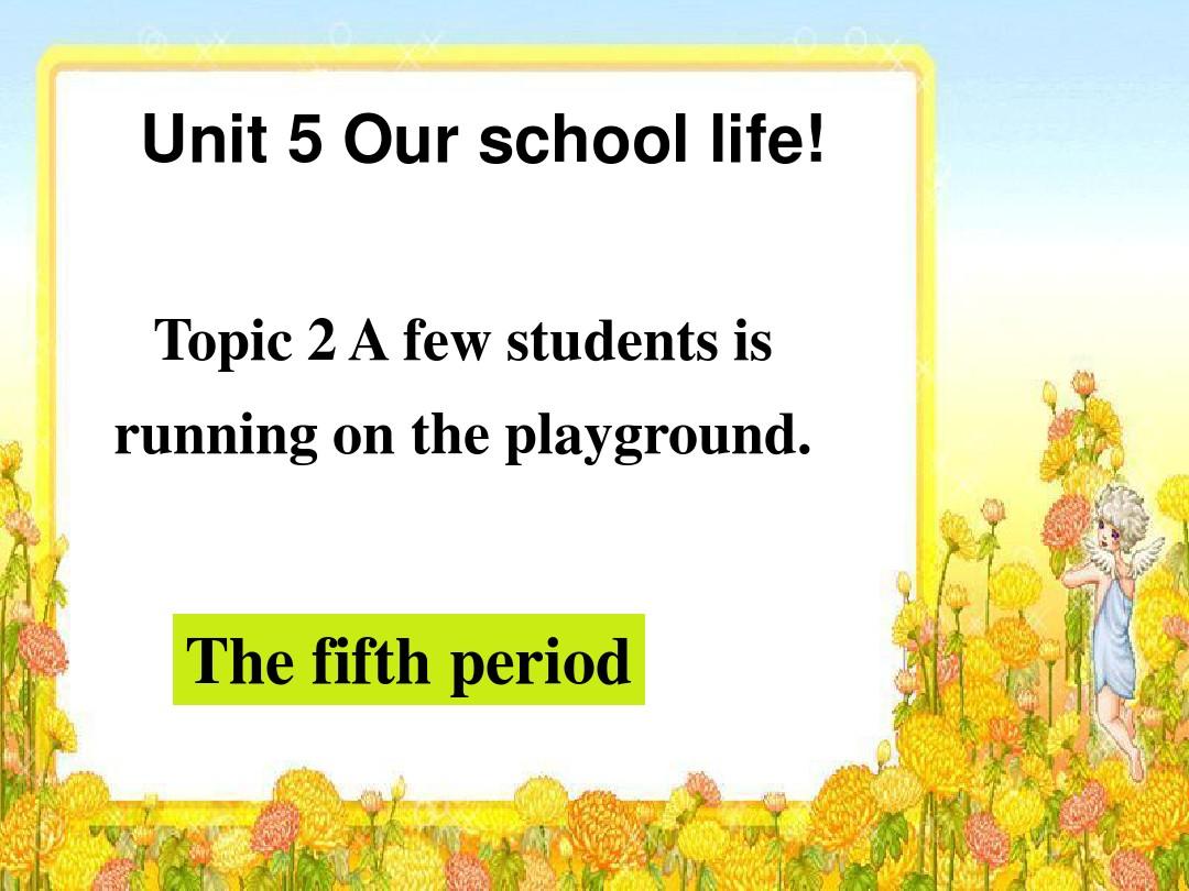 最新仁爱版英语七年级下Unit5 Topic 2 period 5课件