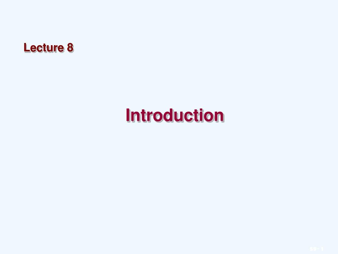 8 Introduction 英语专业学术论文写作教程