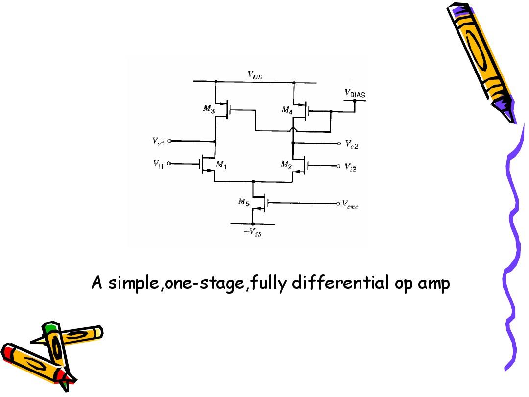 Fully Differential Operational Amplifiers