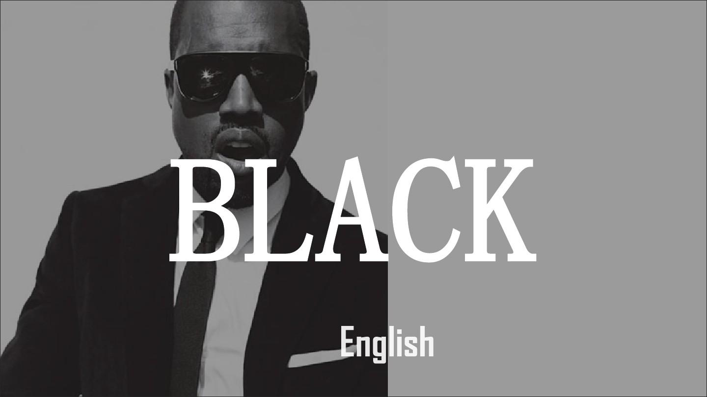 black english美国黑人英语