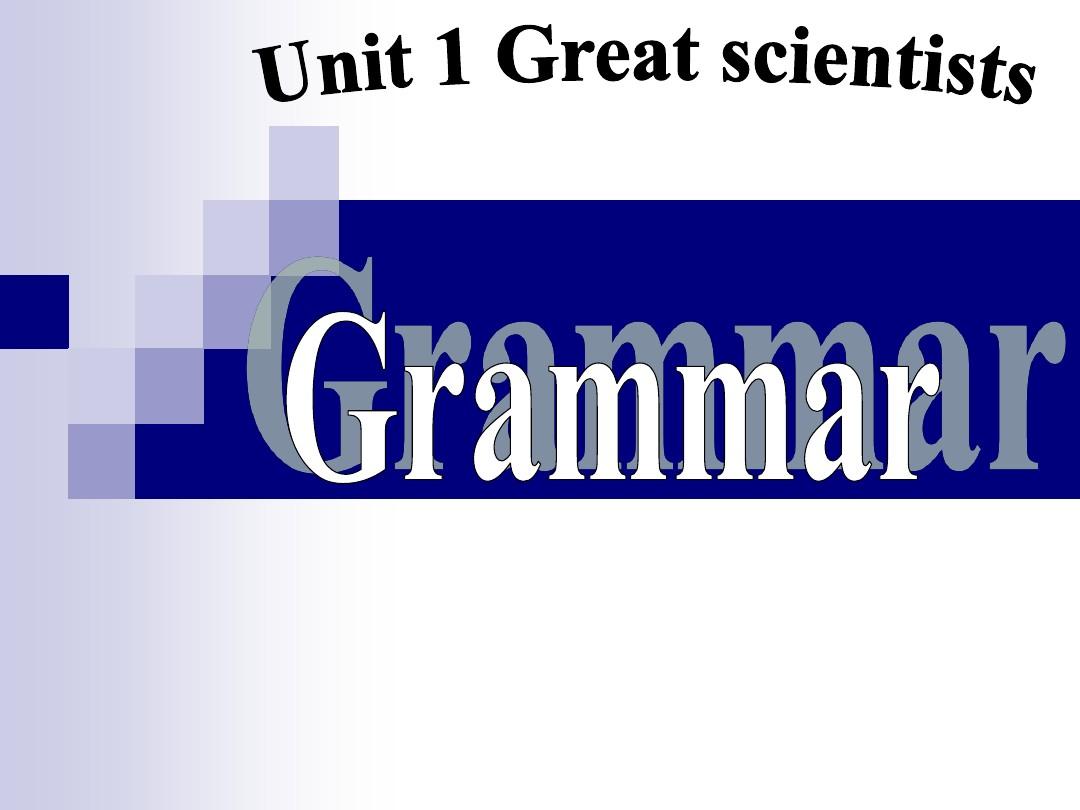 T Grammar 过去分词作定语与表语