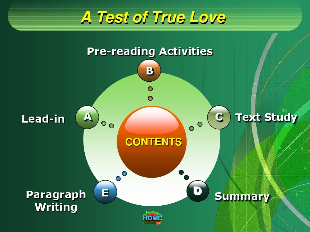 【新视野大学英语读写教程第二册】Unit 4 A Test of True Love讲义