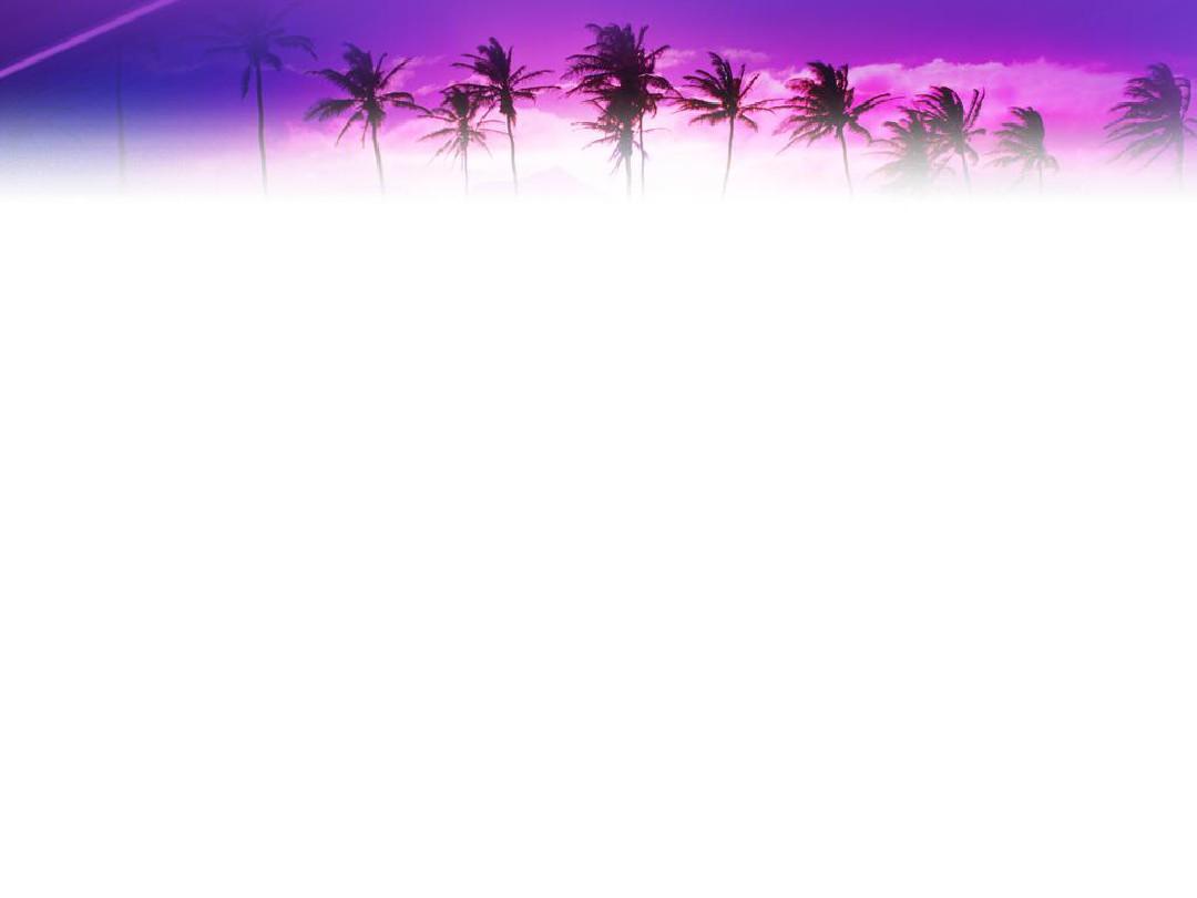 紫色海边风景PPT商务模板