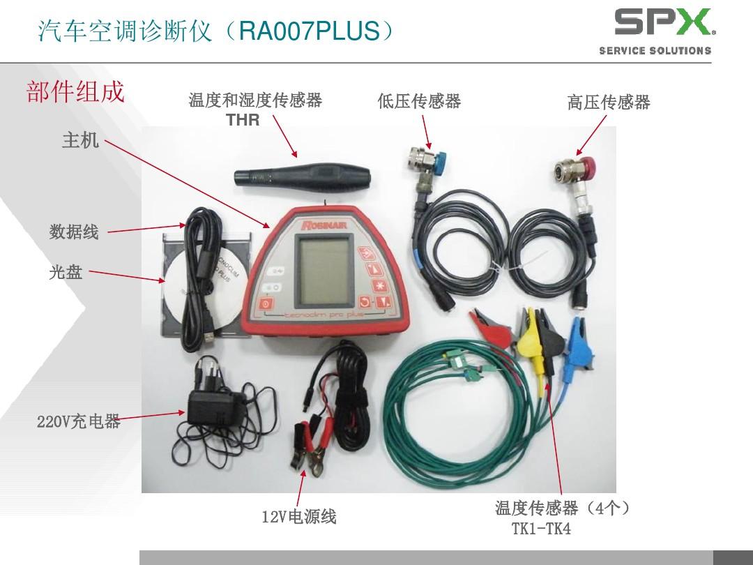 汽车空调诊断仪(RA007PLUS)的使用方法..