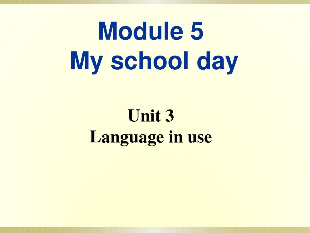 外研版七年级英语上册课件+Module5+unit+3Language+in+use(共20张PPT)