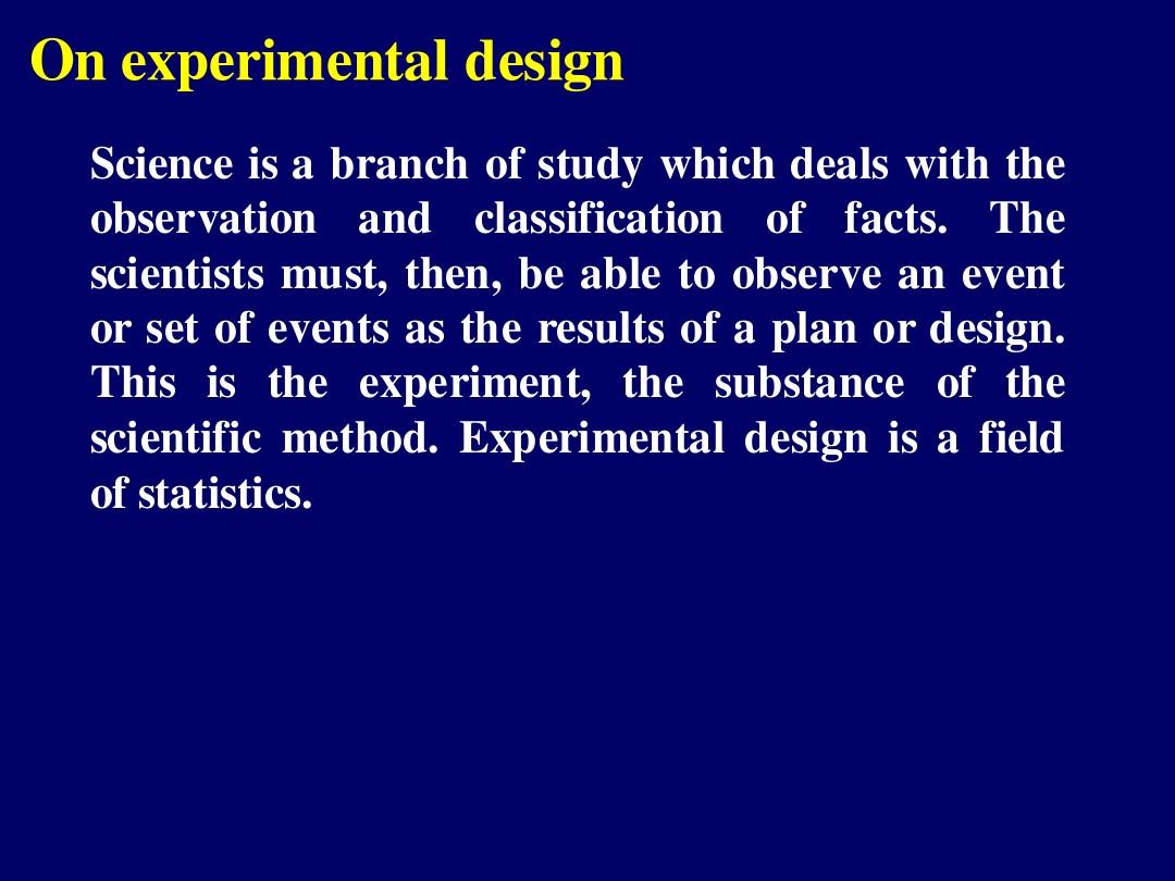 1-Chapter Experimental design