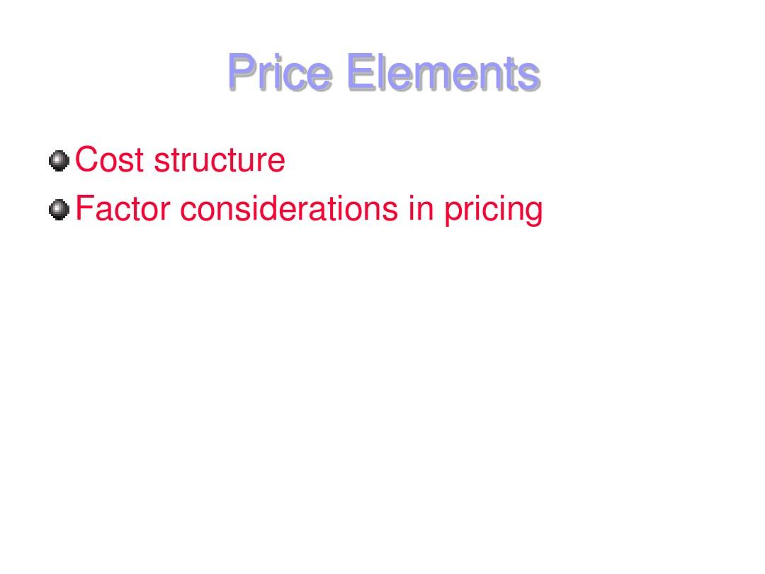 International Trade Practices Chapter 5 Terms of Price