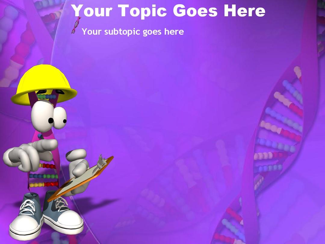遗传DNA 动画PPT模板