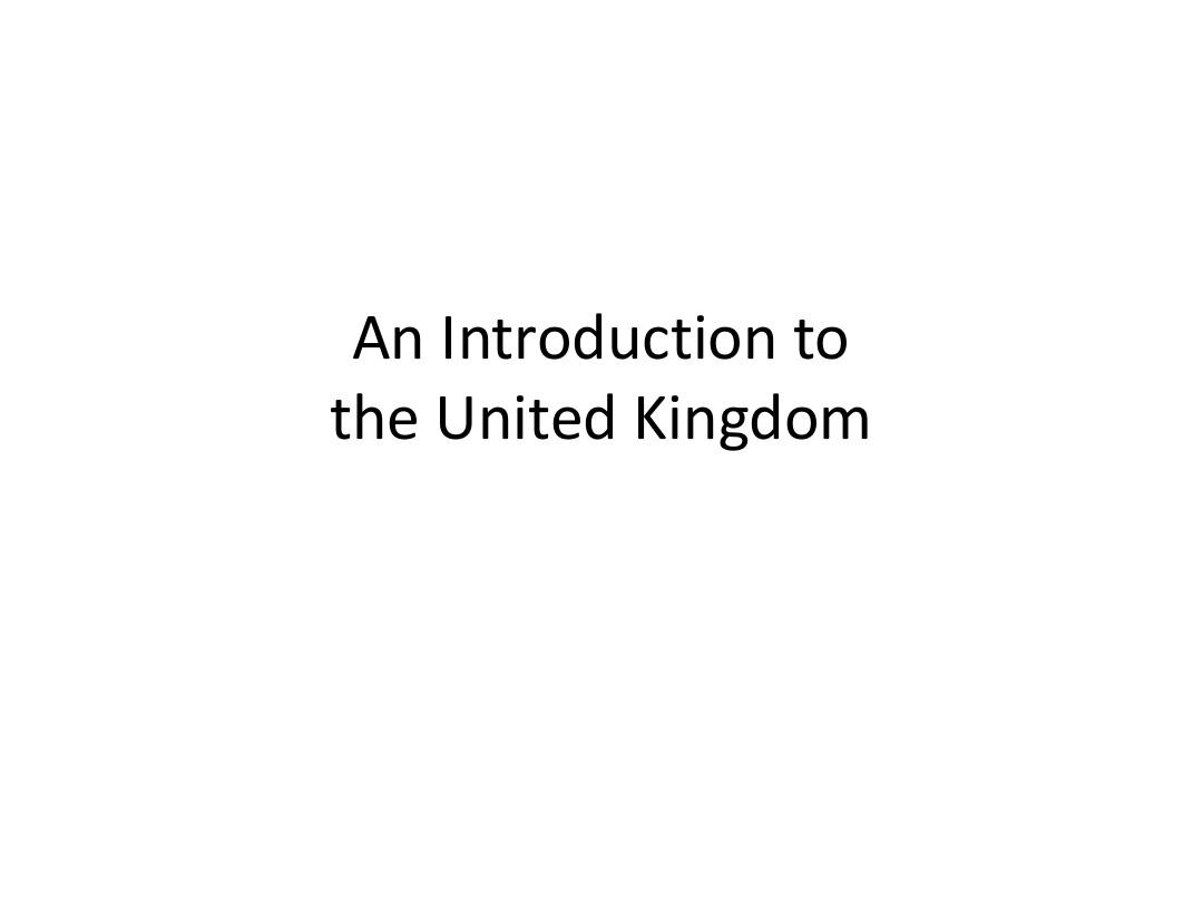 THE UNITED KINGDOM AND ITS LEGAL SYSTEM(人大)