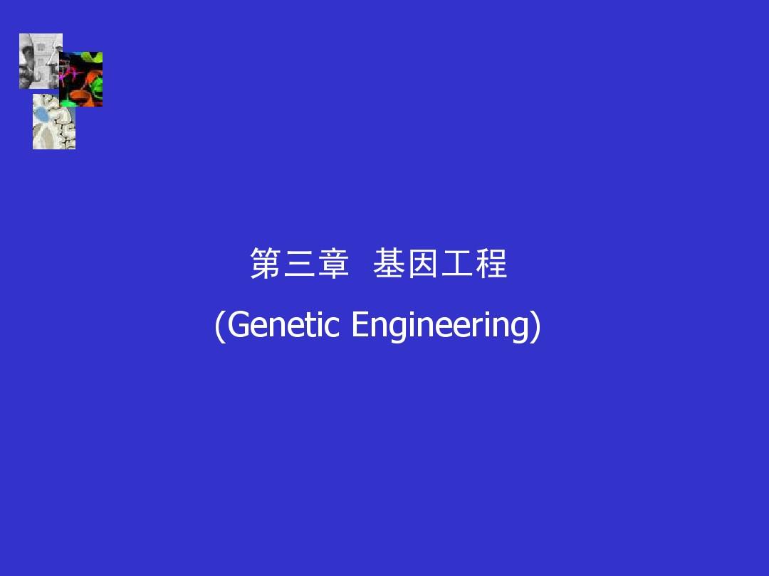 基因工程(2014本科)