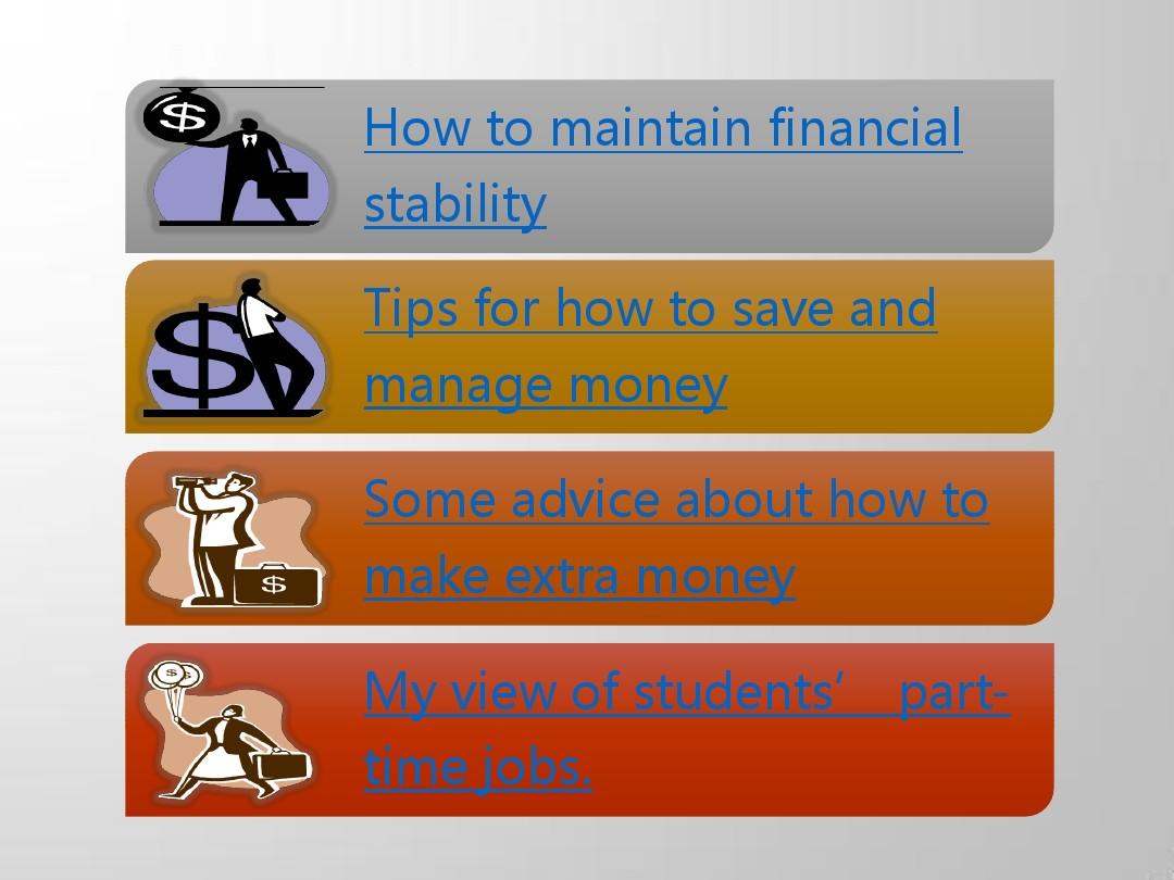 how to manage your money