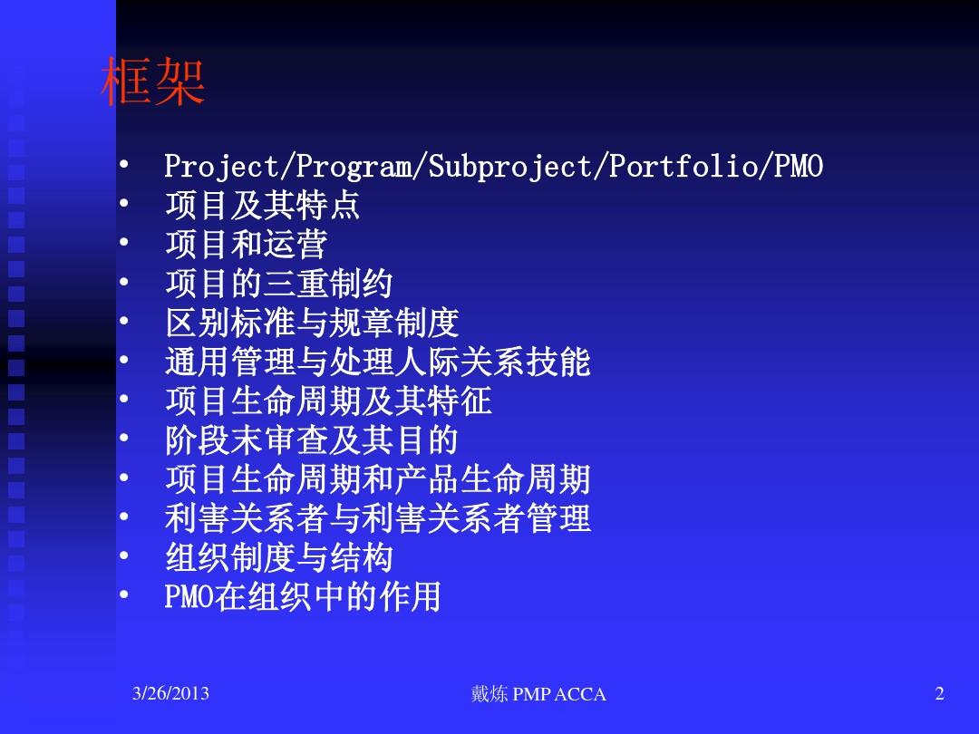 PMP 2010教材 Knowledge points