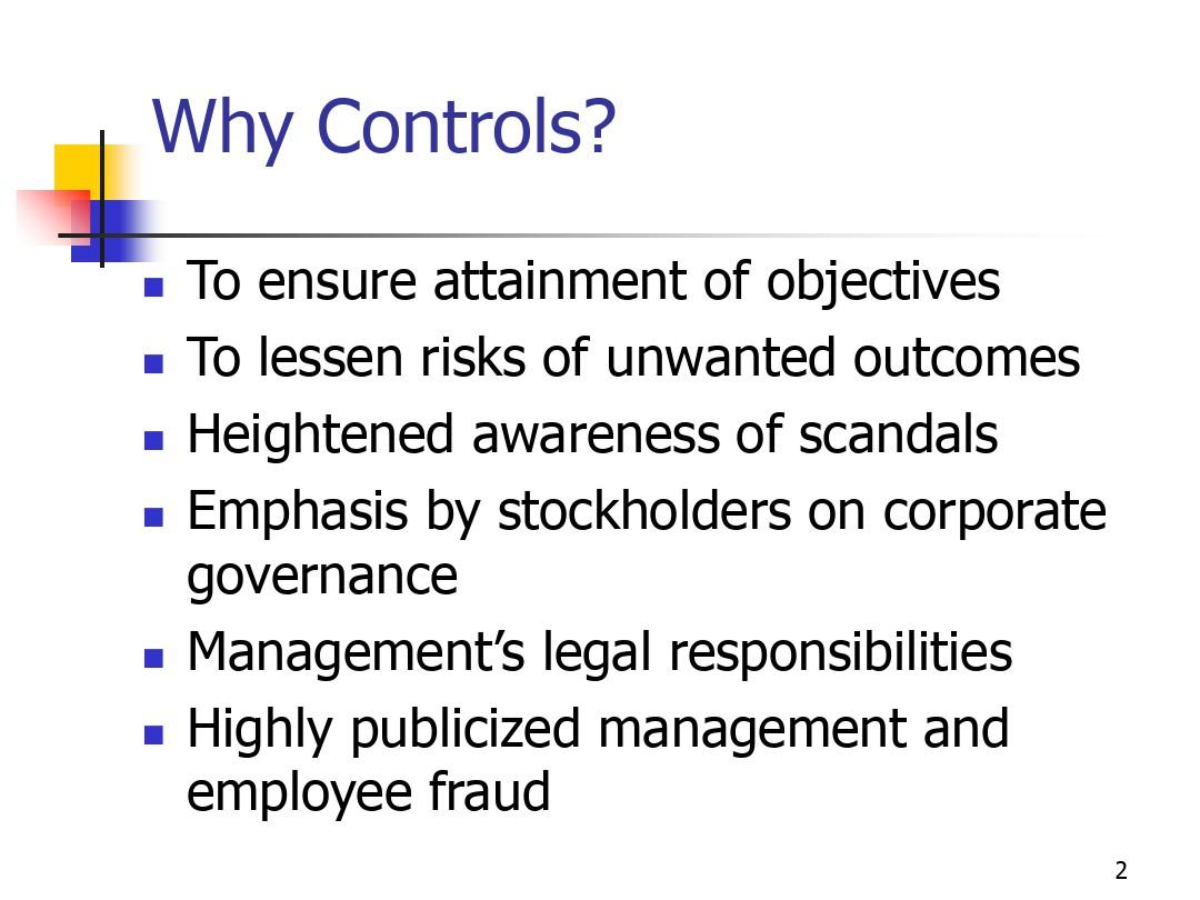 企业内部控制系统的定义(ppt 46页)