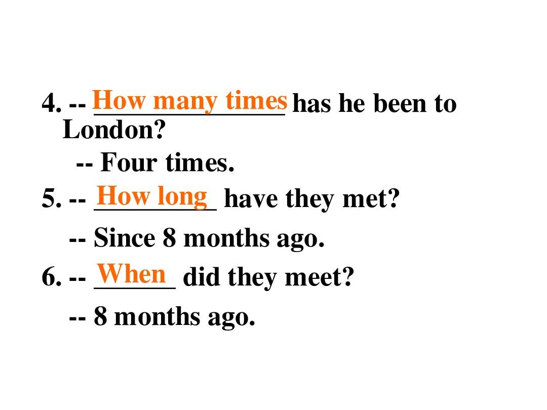 八年级上module4 unit1 How long have you studied English？
