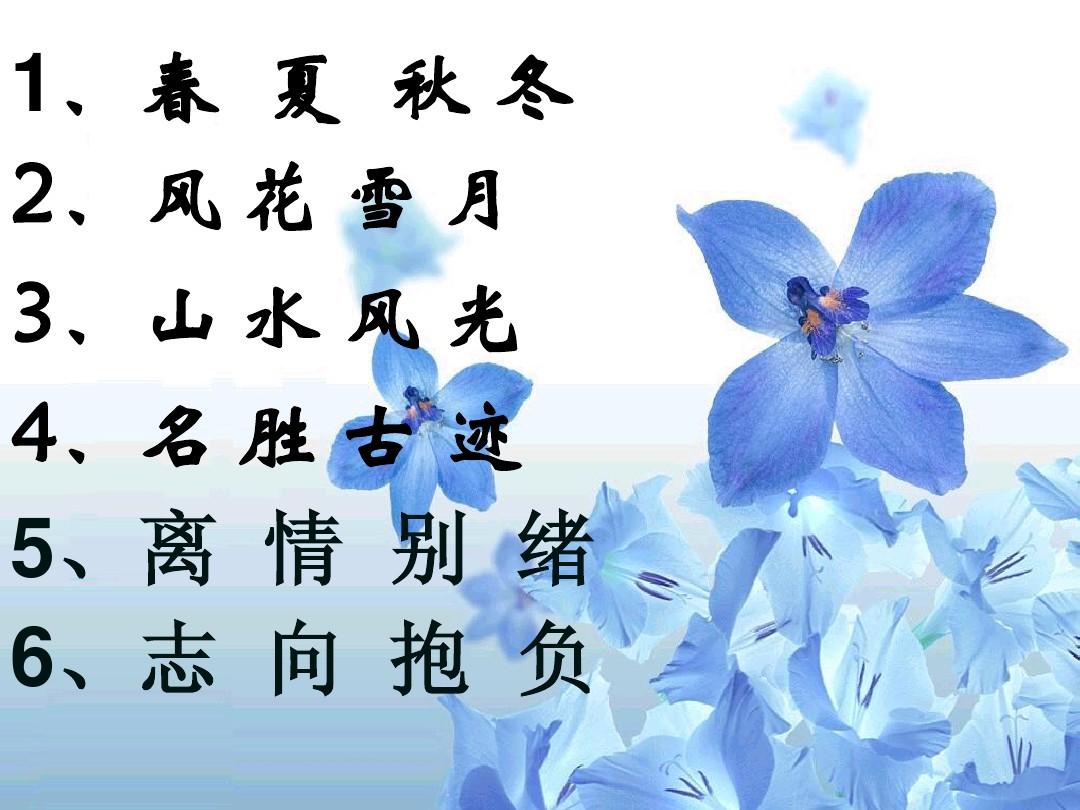 初中语文综合性学习《古诗苑漫步》课件