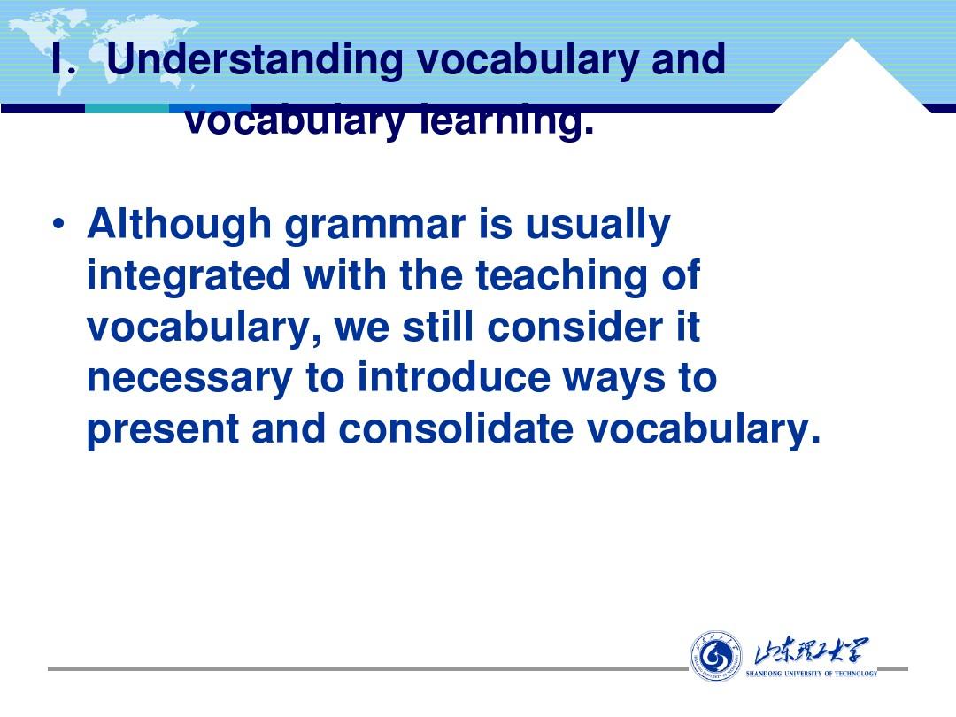 英语教学法11.Teaching Vocabulary