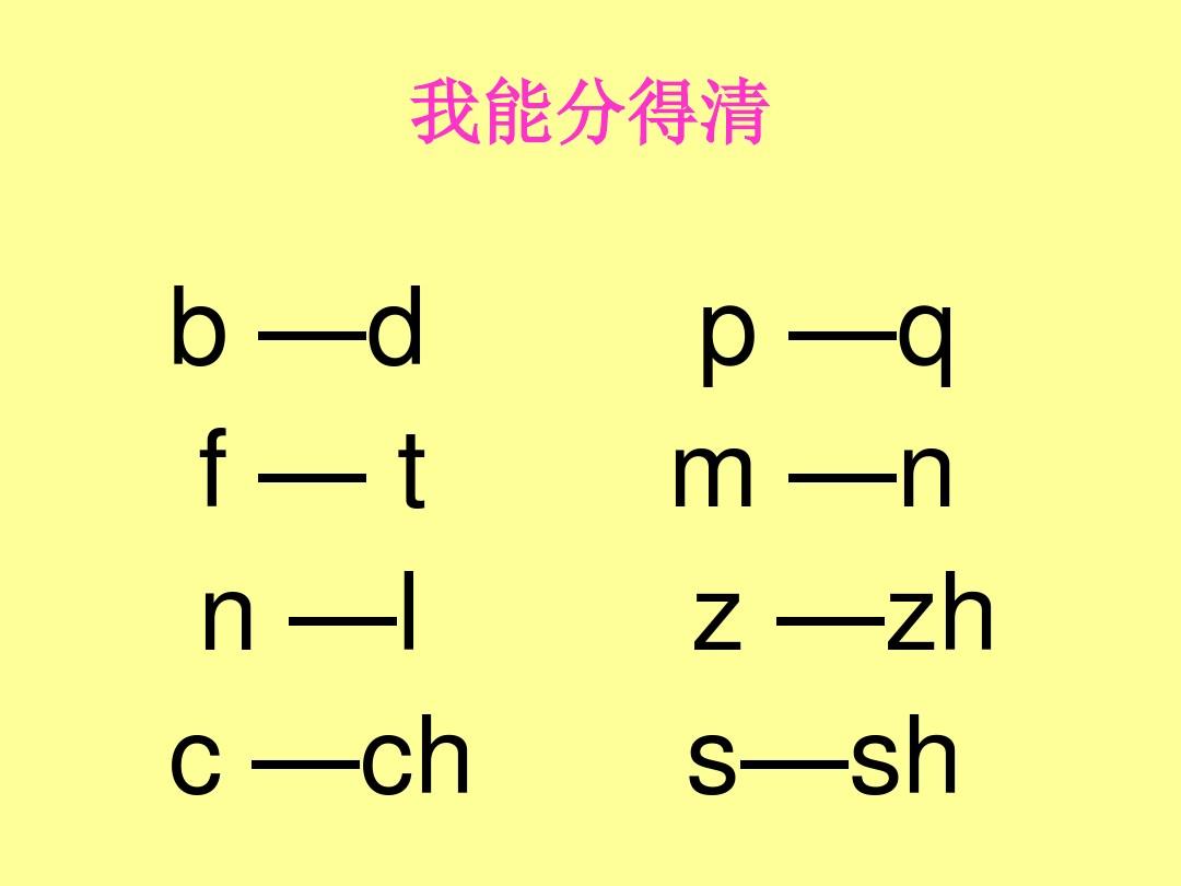 汉语拼音复习PPT