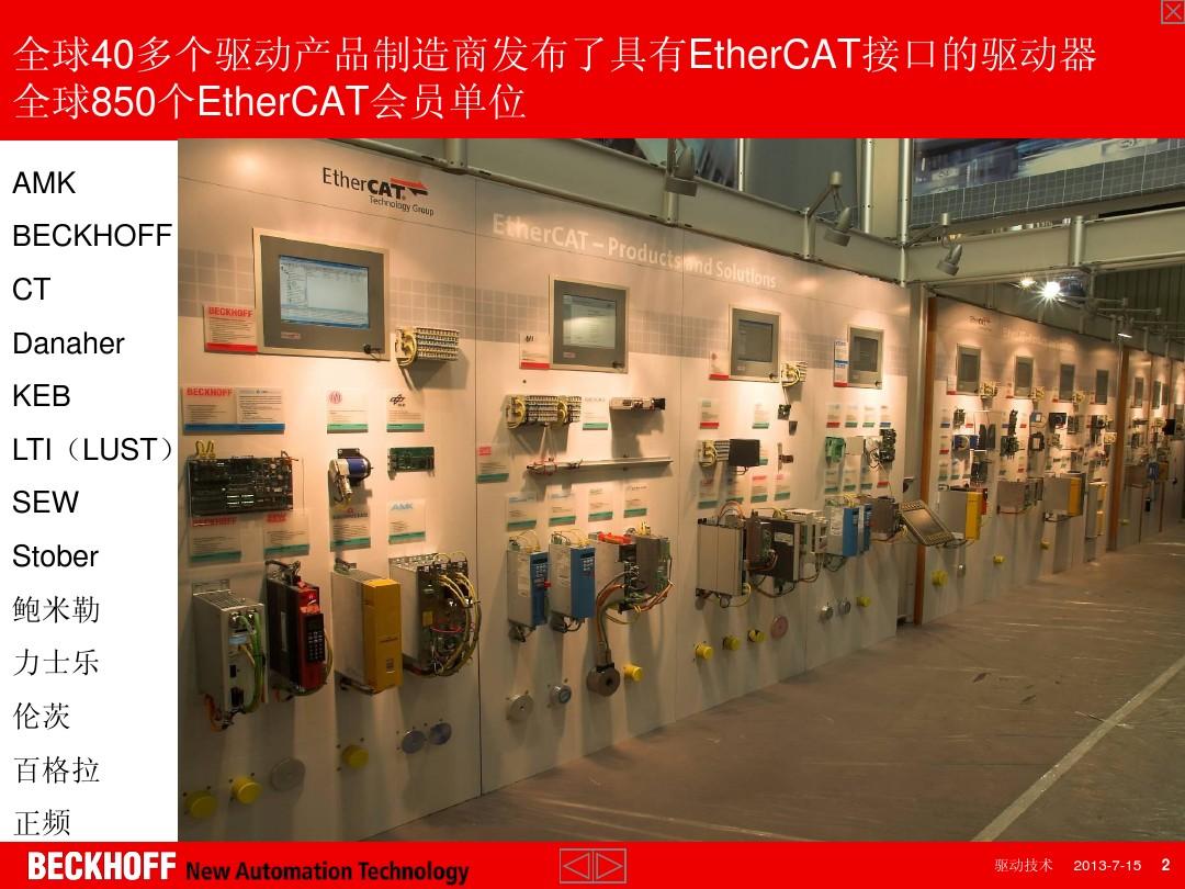 EtherCAT总线在运动控制系统的应用