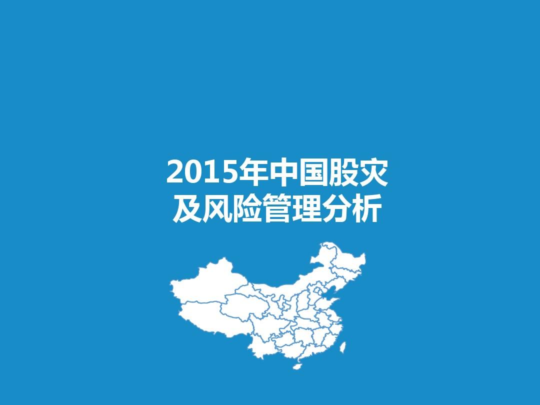 2015中国股灾及风险管理分析报告