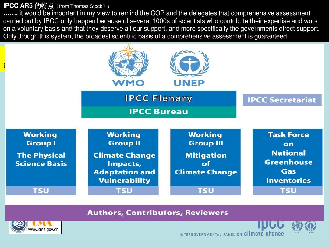 IPCC_AR5_WG1_主要亮点结论和未来地球计划_秦大河