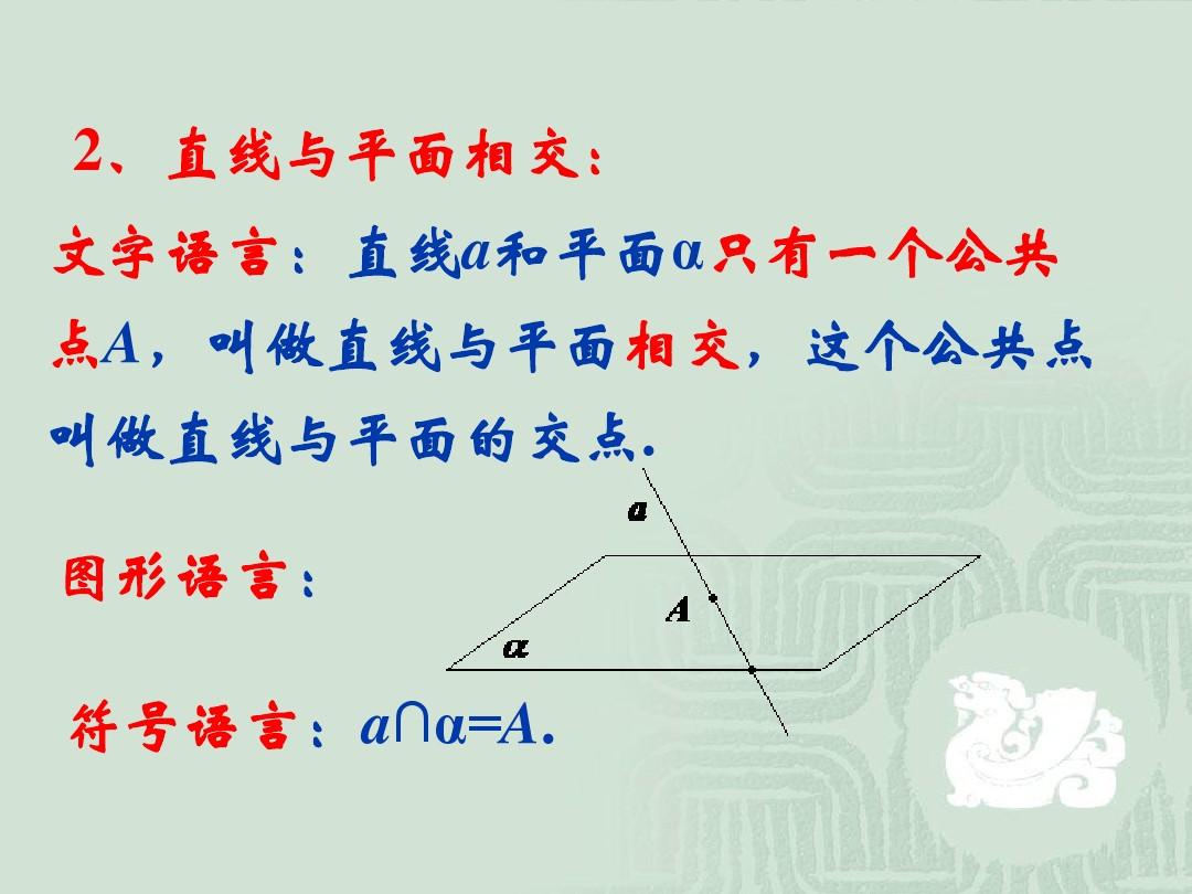 【数学】1.2.2 空间中的平行关系(2) 课件(人教B版必修2)